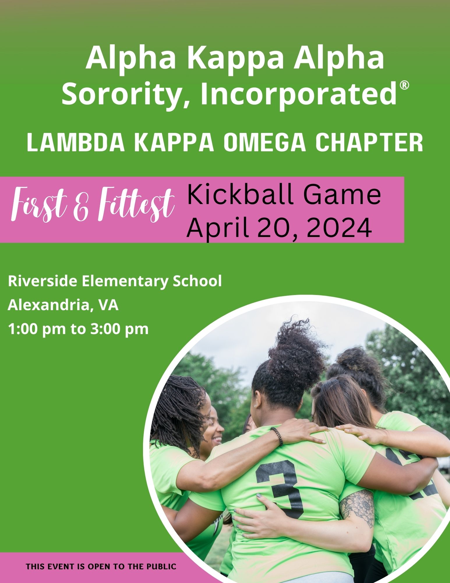 First & Fittest Kickball Game • Alpha Kappa Alpha Sorority, Incorporated®  Lambda Kappa Omega Chapter